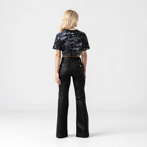 CROP TOP NEGRO BRYNN MONASTERY